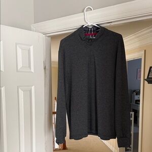 Men's Gray Quarter-Zip Sweatshirt